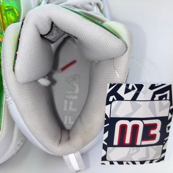 NWT FILA MB “Night Walk”Iridescent Youth (GS) Basketball Shoes Size 7 - Picture 6 of 12